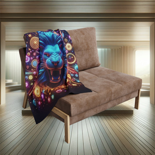 The Lions Roar Arctic Fleece Blanket