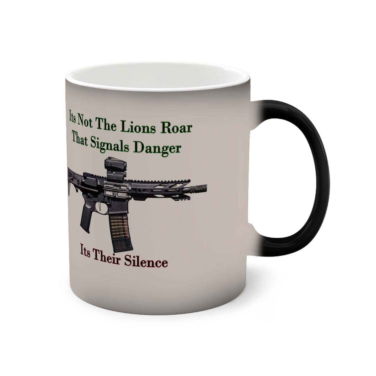 It's Their Silence Color-Changing Mug, 11oz