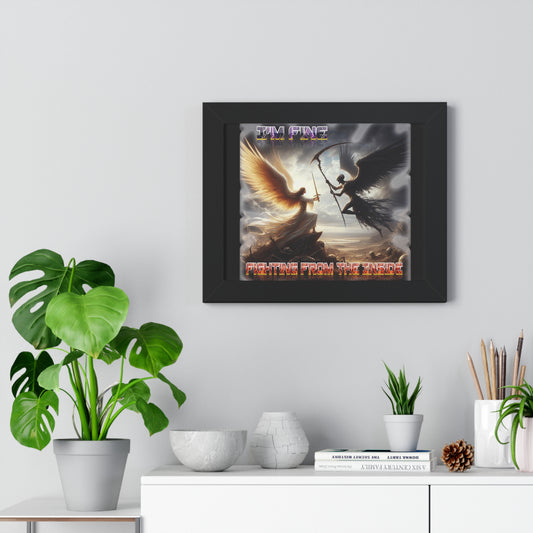 I'm Fine Fighting - Framed Horizontal Poster
