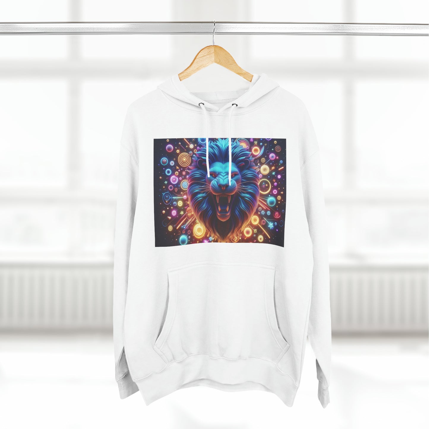 The Lions Roar - Three-Panel Fleece Hoodie