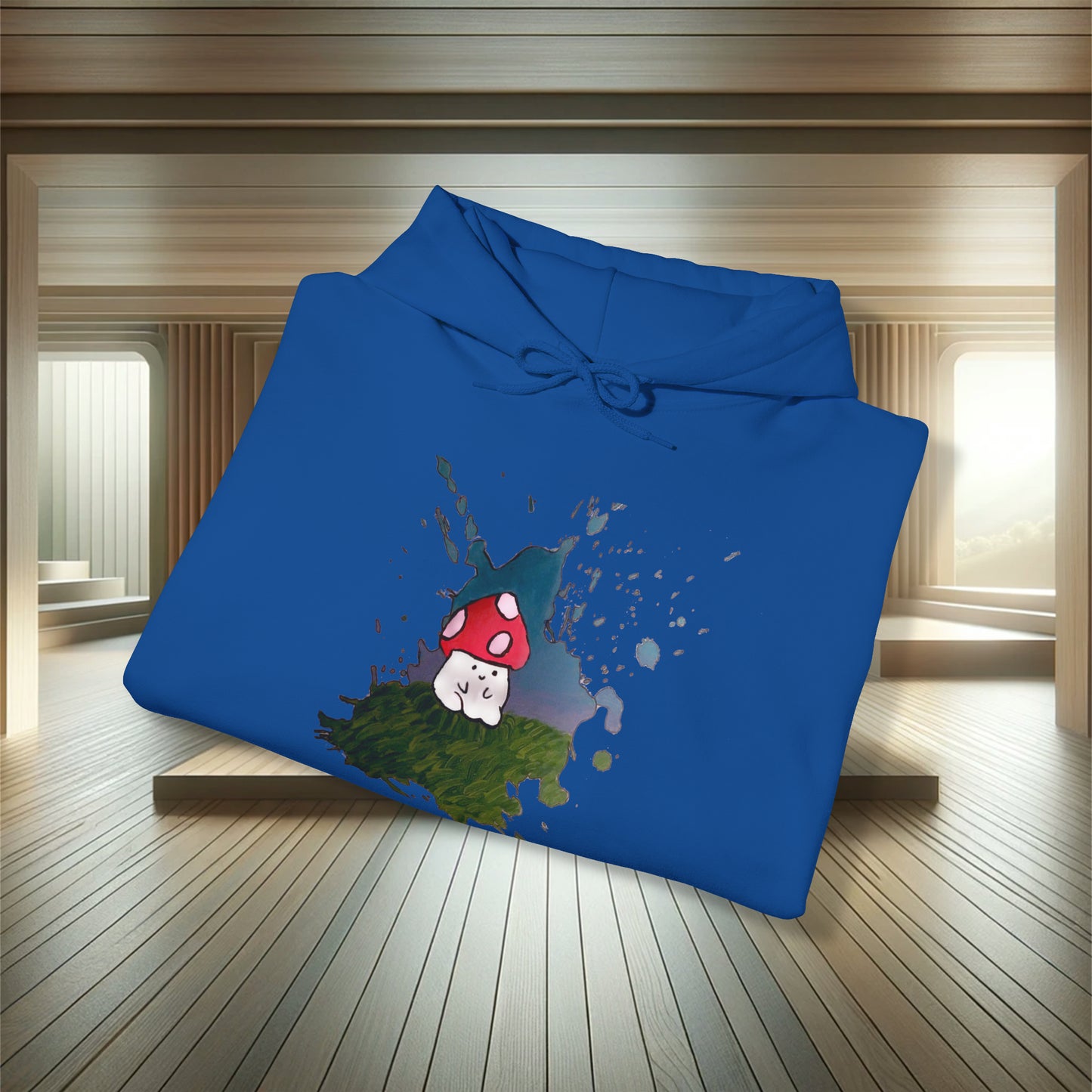 Mushroom on the Hill Hooded Sweatshirt