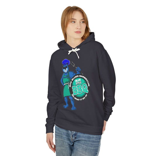 BBQ Hoodie - Big Blues Lightweight Hooded Sweatshirt