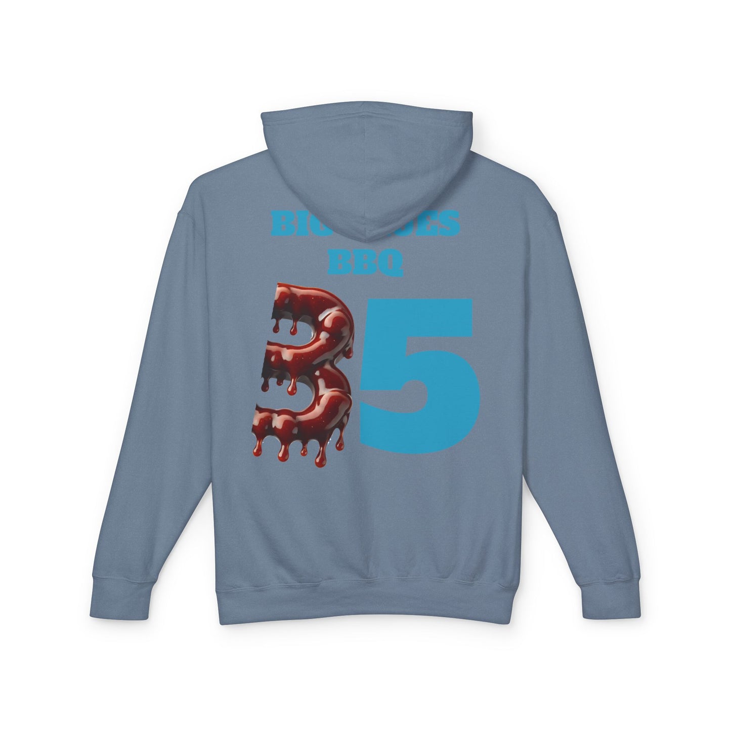 BBQ Hoodie - Big Blues Lightweight Hooded Sweatshirt