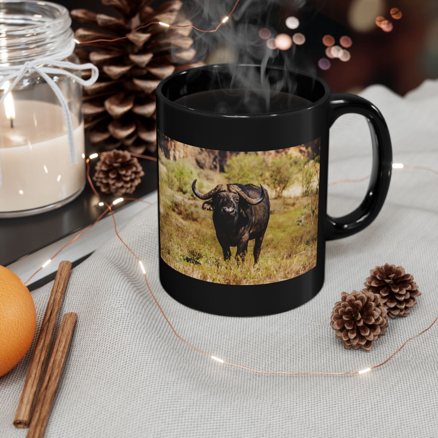 Kenya Water Buffalo - Wildlife Photography Mug - Perfect for Nature Lovers, Safari Enthusiasts, Unique Gift for Holidays, Adventure Addicts, Eco-Friendly [...]