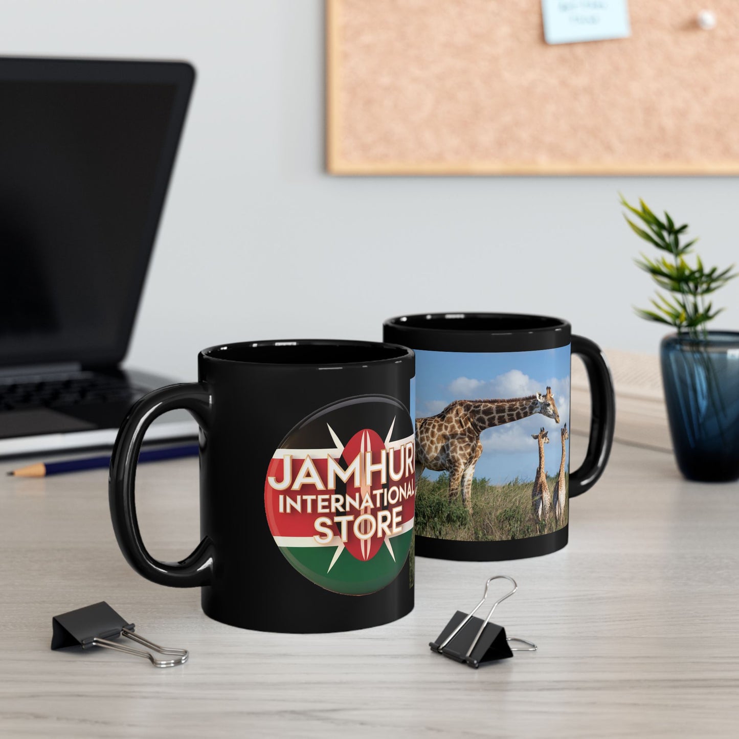 Giraffe Wildlife Coffee Mug | Animal Lover Gift | Safari Decor | Nature Enthusiast | Personalized Giraffe Mug