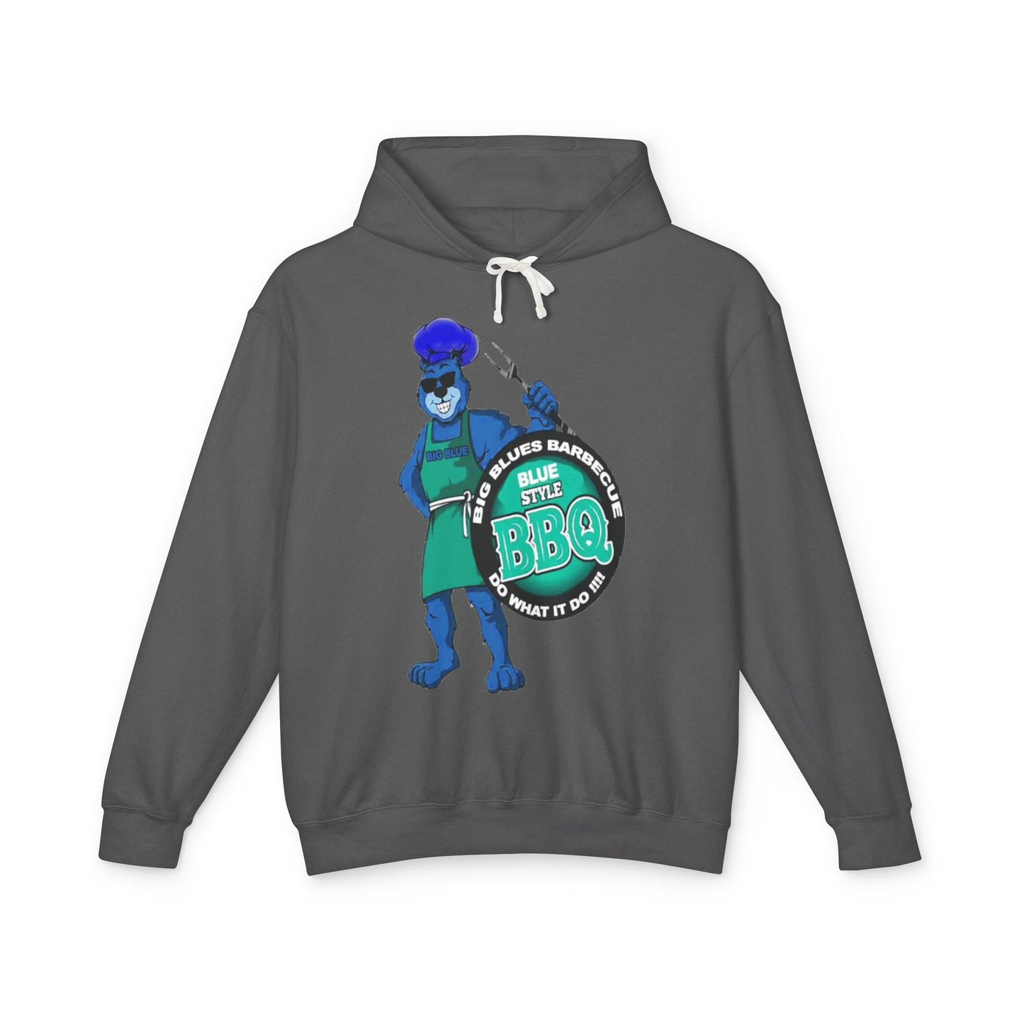 BBQ Hoodie - Big Blues Lightweight Hooded Sweatshirt