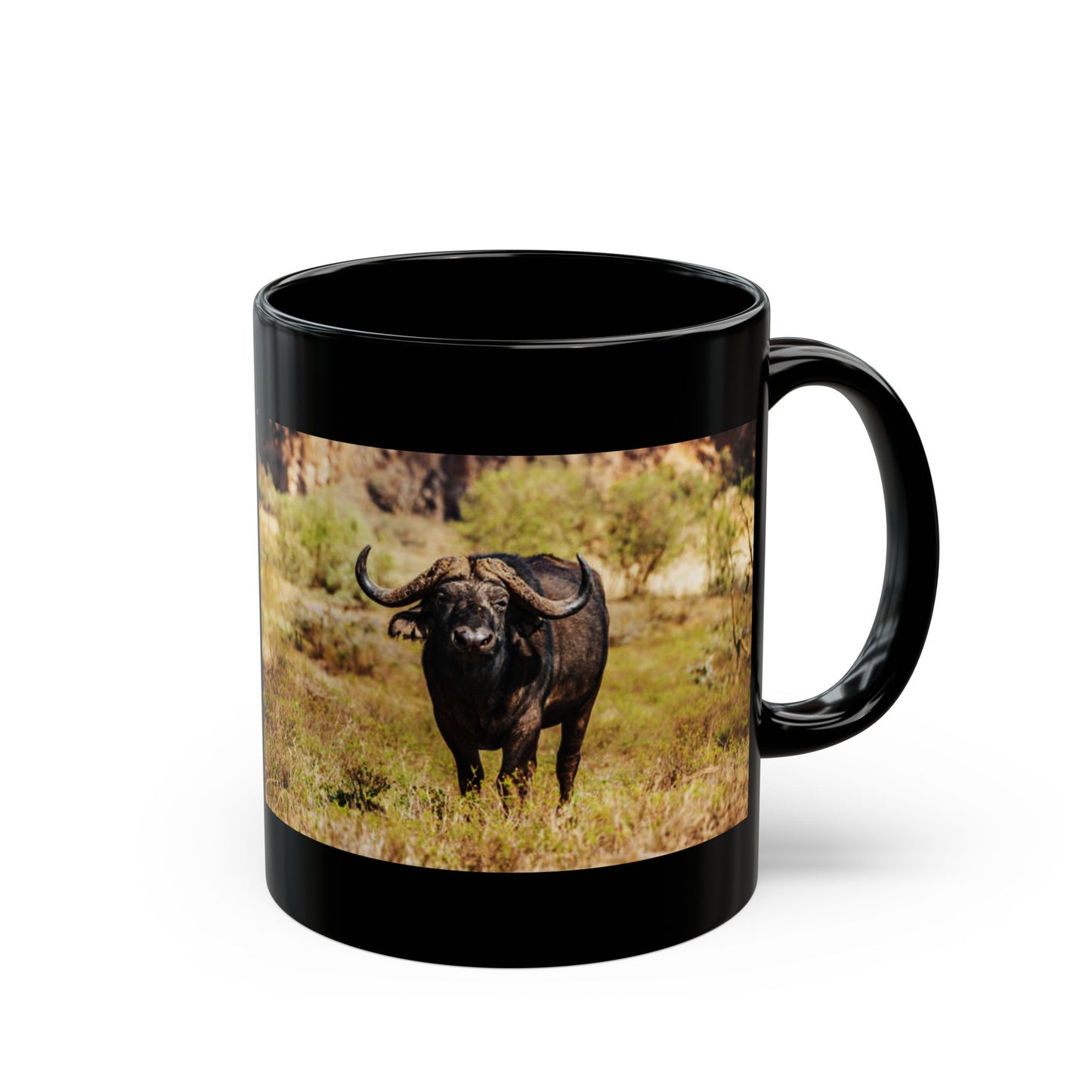 Kenya Water Buffalo - Wildlife Photography Mug - Perfect for Nature Lovers, Safari Enthusiasts, Unique Gift for Holidays, Adventure Addicts, Eco-Friendly [...]