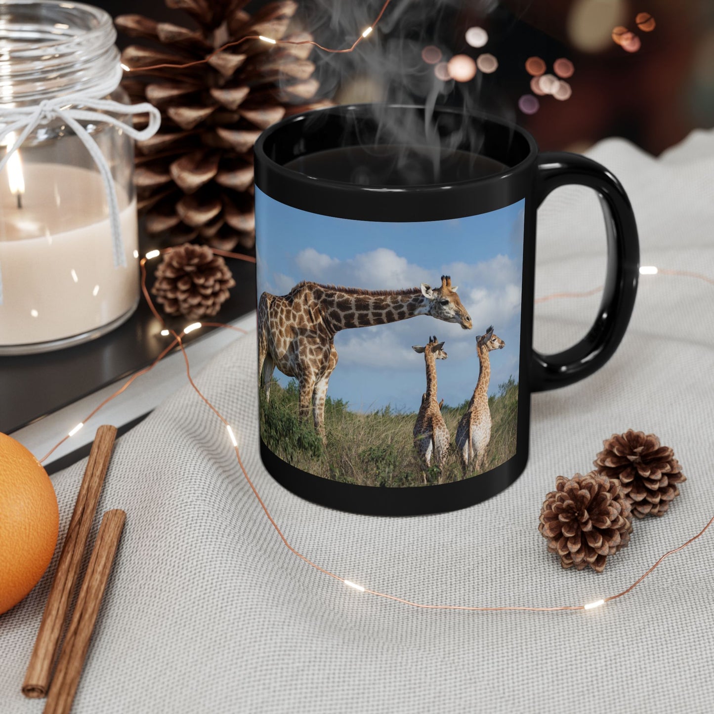 Giraffe Wildlife Coffee Mug | Animal Lover Gift | Safari Decor | Nature Enthusiast | Personalized Giraffe Mug