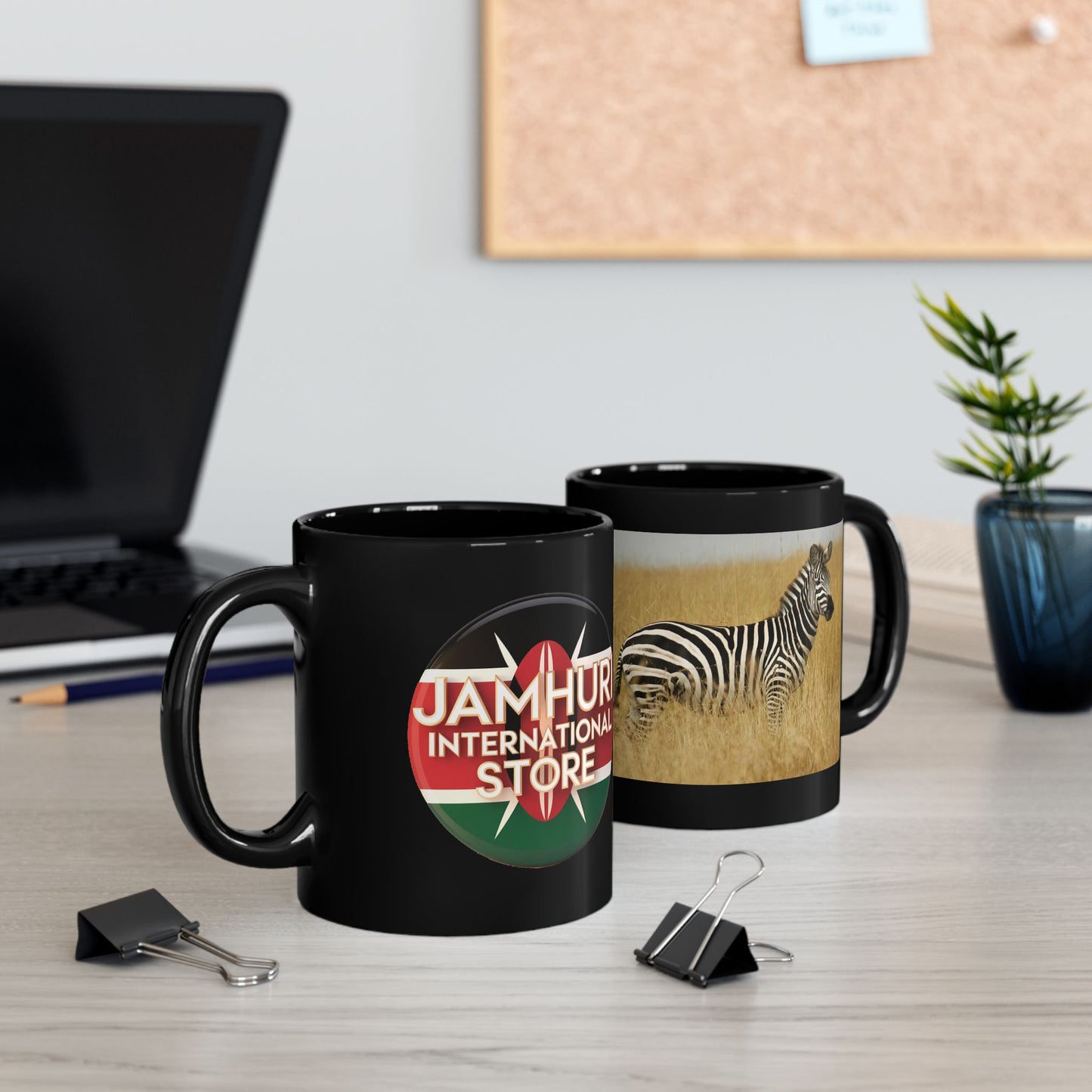 Kenya Zebra Mug - Perfect for Wildlife Lovers - Unique Mug for Coffee, Tea, Gifts, Travel Souvenirs