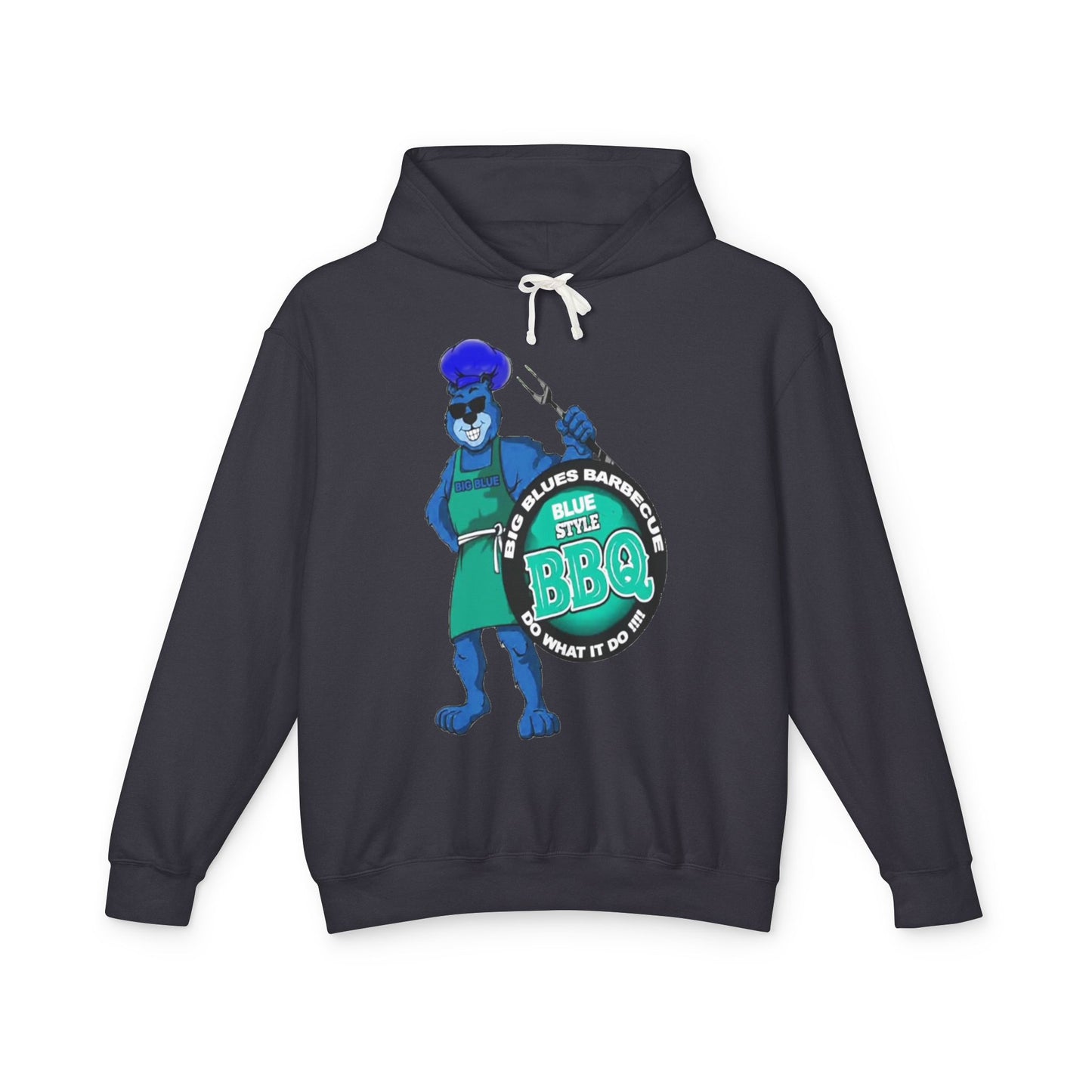 BBQ Hoodie - Big Blues Lightweight Hooded Sweatshirt