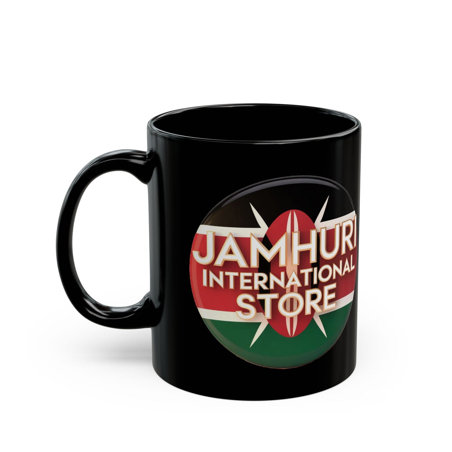 Safari Elephant Black Mug - Perfect for Animal Lovers, Wildlife Enthusiasts, Unique Gift for Him/Her, Coffee/Tea Lover's Choice, [...]